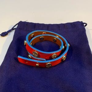 Tory Burch Logo Wrap Bracelet
